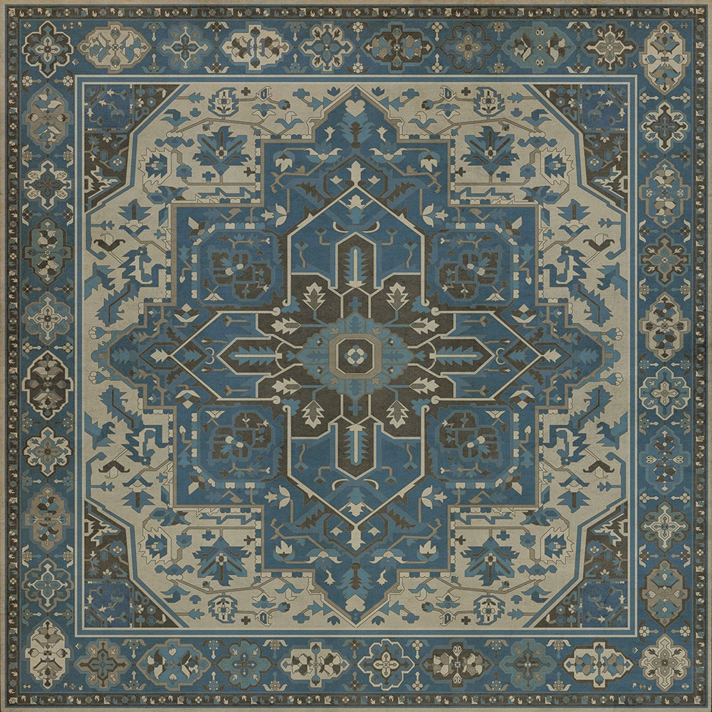 Vintage Vinyl Rug - Camelot - Lancelot