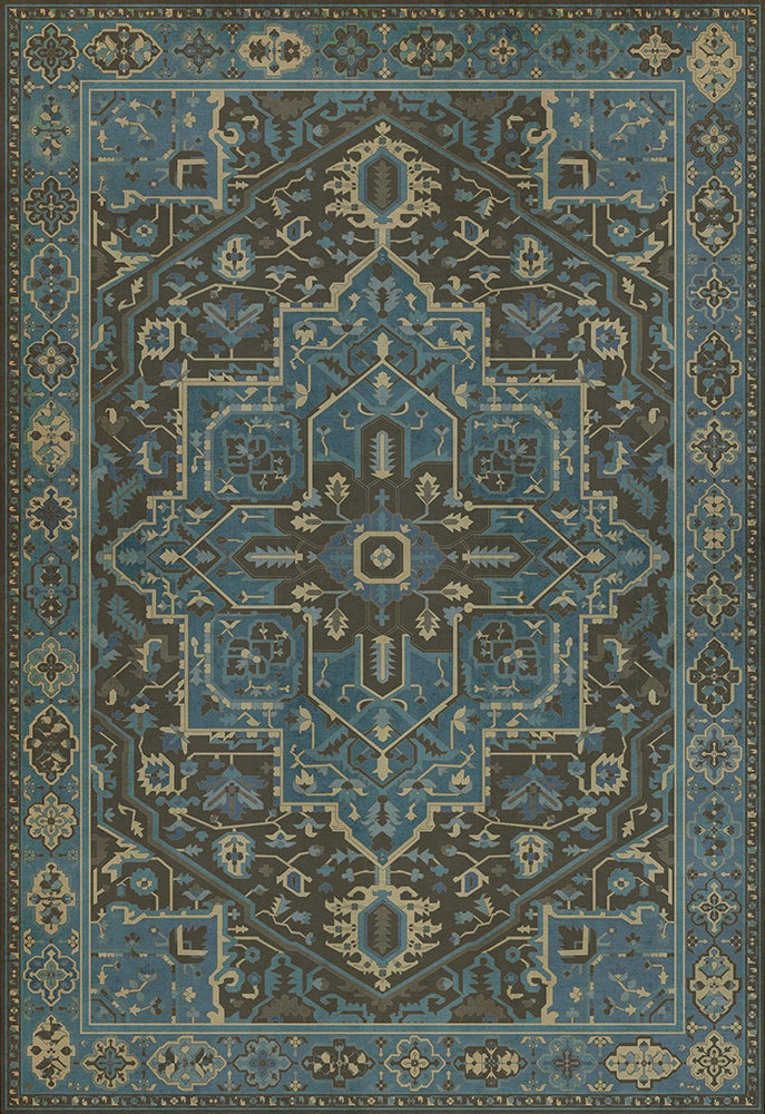 Vintage Vinyl Rug - Camelot - Merlin