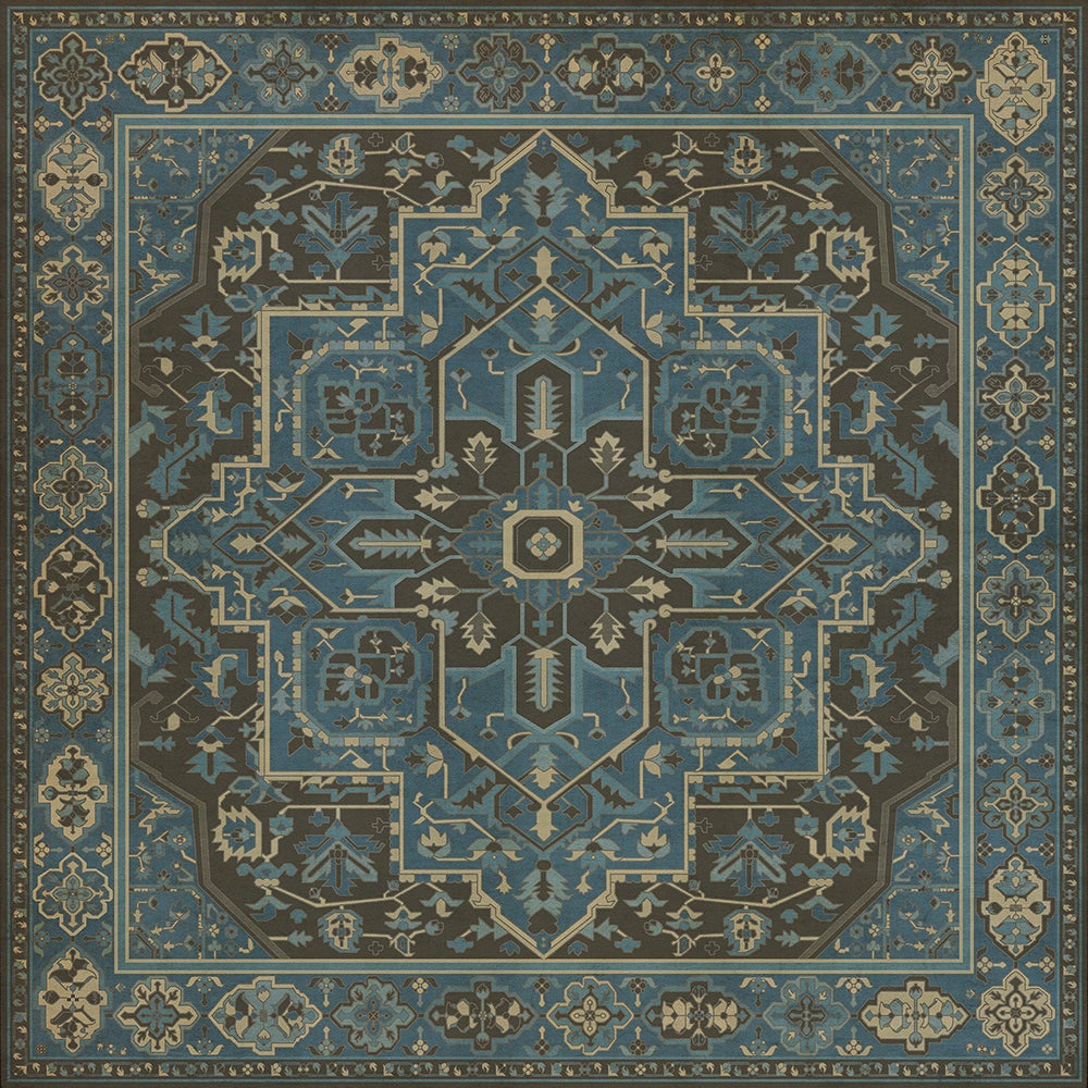 Vintage Vinyl Rug - Camelot - Merlin