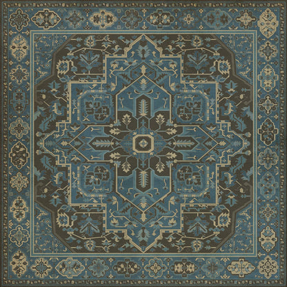 Vintage Vinyl Rug - Camelot - Merlin