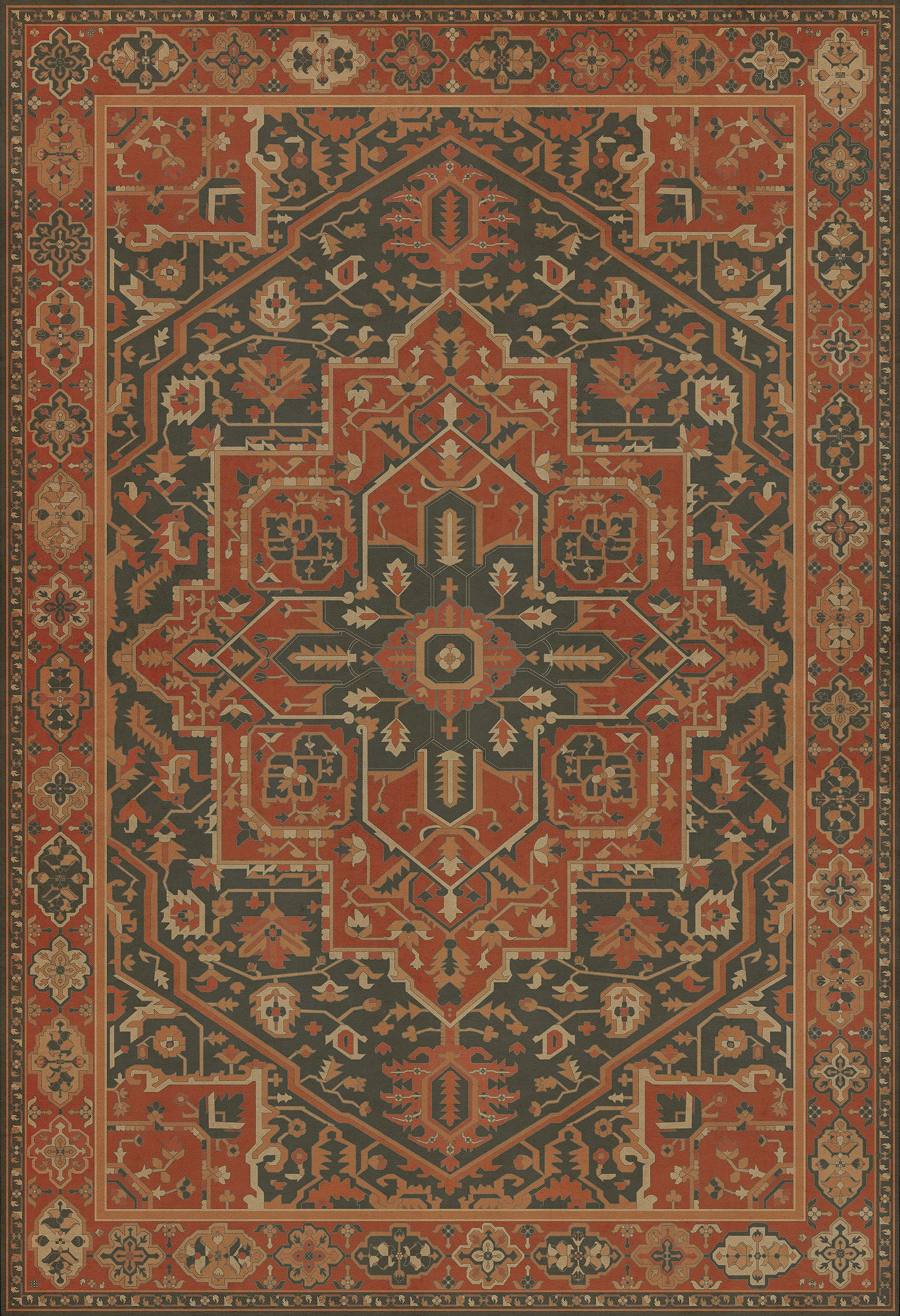 Vintage Vinyl Rug - Camelot - Mordred