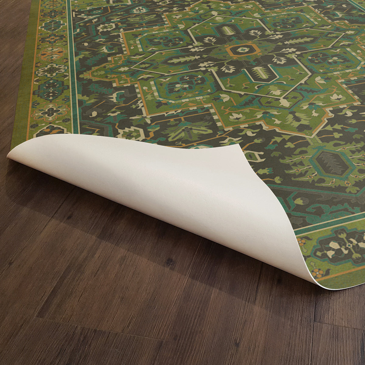 Vintage Vinyl Rug - Camelot - The Green Knight