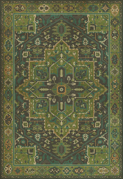 Vintage Vinyl Rug - Camelot - The Green Knight