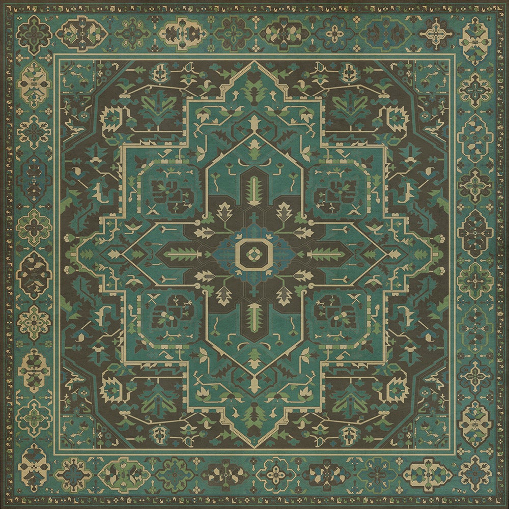 Vintage Vinyl Rug - Camelot - The Holy Grail