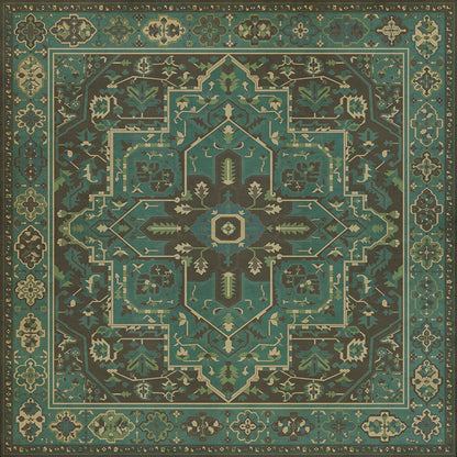 Vintage Vinyl Rug - Camelot - The Holy Grail