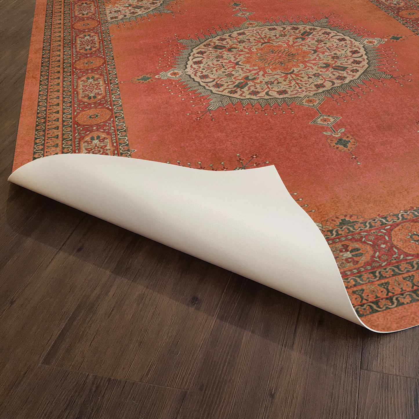 Vintage Vinyl Rug - Tabriz - Amesha