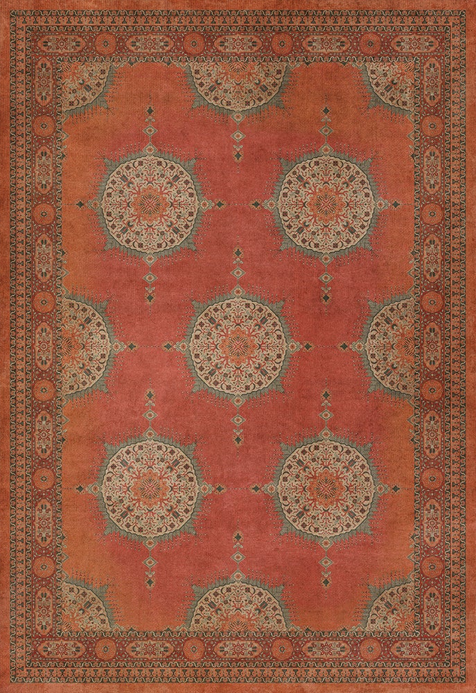 Vintage Vinyl Rug - Tabriz - Amesha