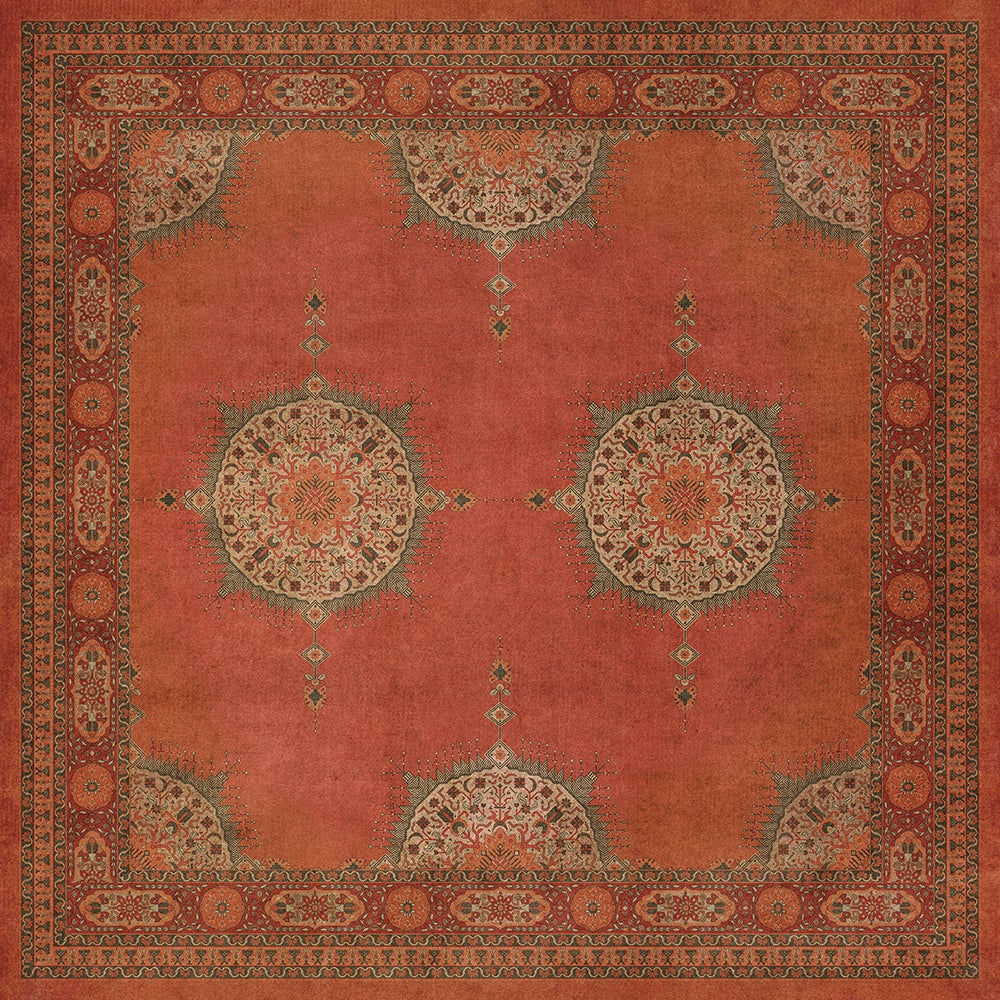 Vintage Vinyl Rug - Tabriz - Amesha