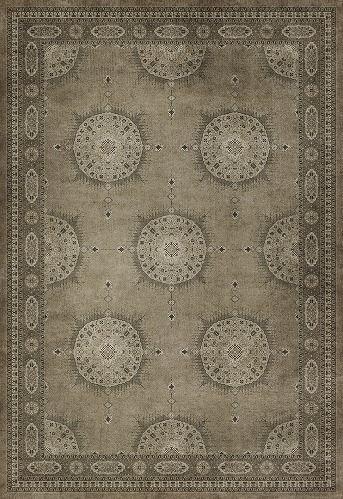 Vintage Vinyl Rug - Tabriz - Daeva