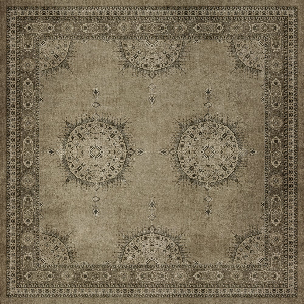 Vintage Vinyl Rug - Tabriz - Daeva