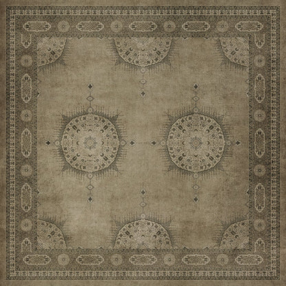 Vintage Vinyl Rug - Tabriz - Daeva