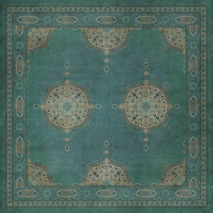 Vintage Vinyl Rug - Tabriz - Govad