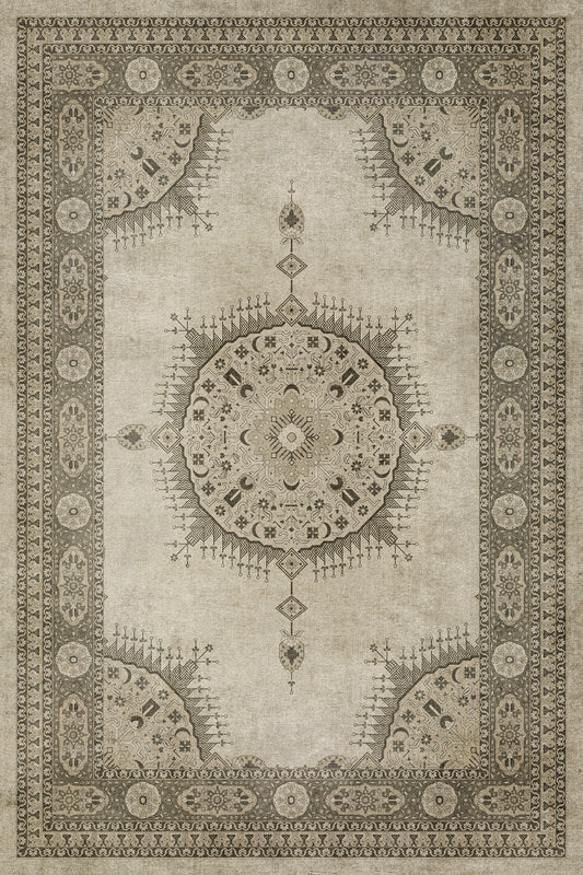 Vintage Vinyl Rug - Tabriz - Mithras