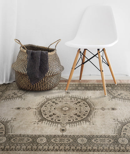 Vintage Vinyl Rug - Tabriz - Mithras