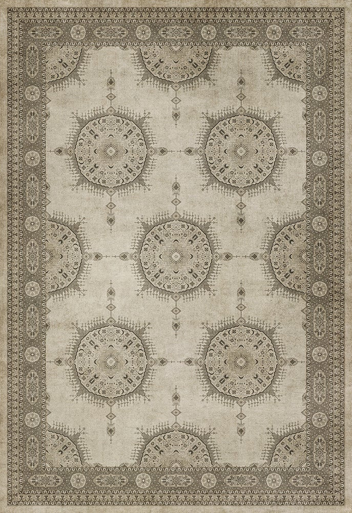 Vintage Vinyl Rug - Tabriz - Mithras