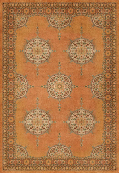 Vintage Vinyl Rug - Tabriz - Zurvan