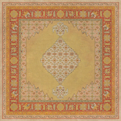 Vintage Vinyl Rug - Agra - Bishan