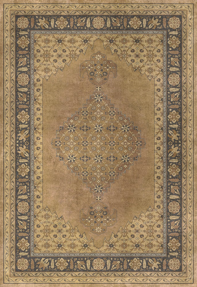 Vintage Vinyl Rug - Agra - Jahan