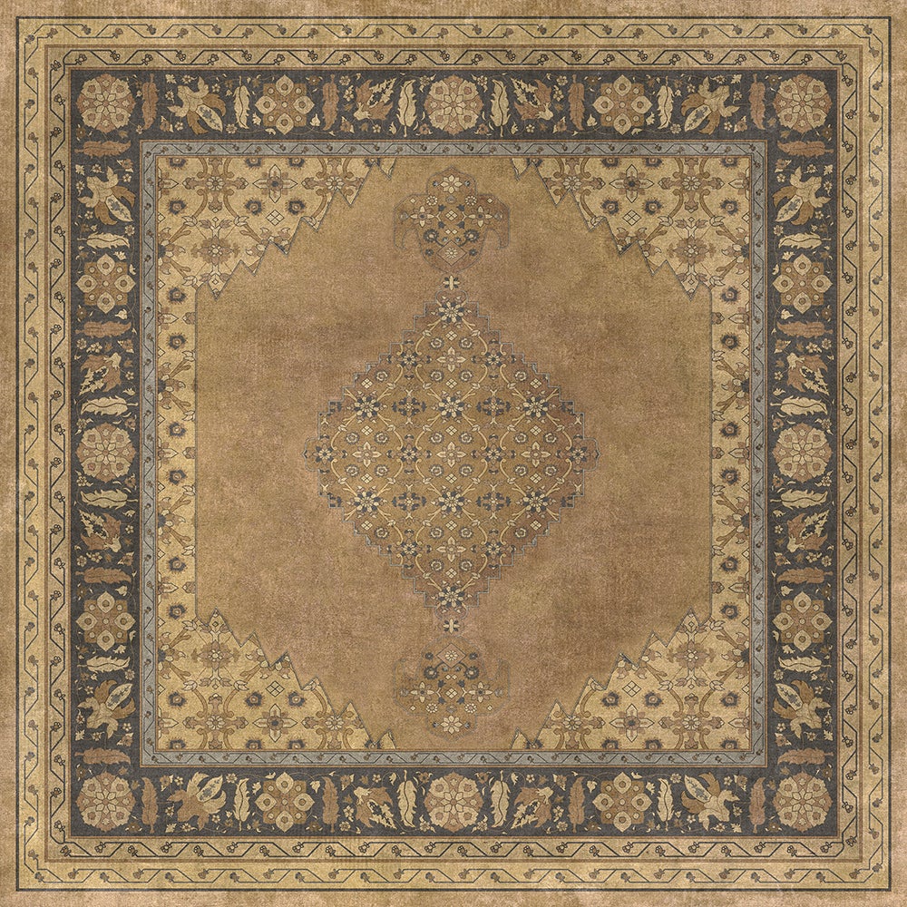 Vintage Vinyl Rug - Agra - Jahan