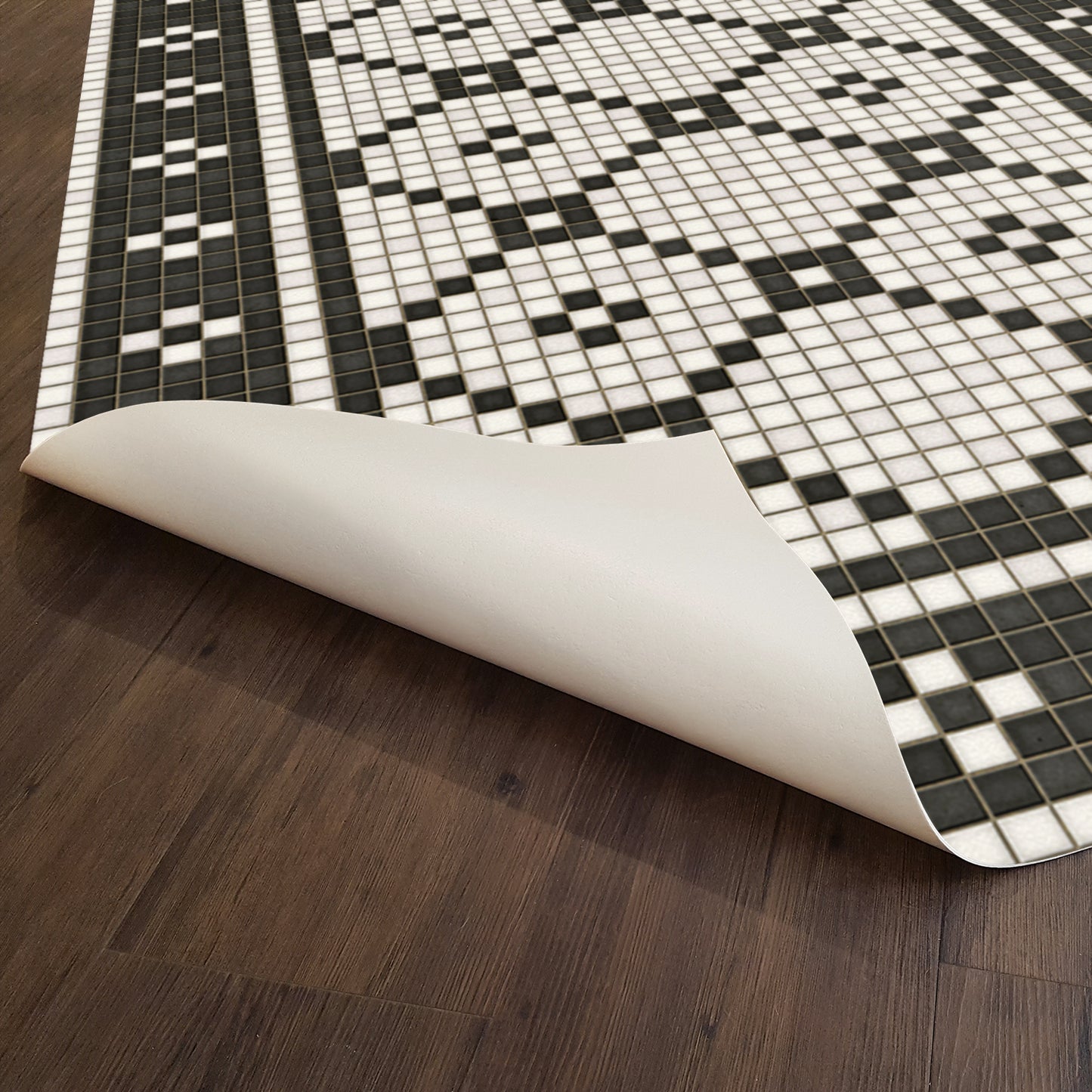 Vintage Vinyl Rug - Mosaic A - Allerton Avenue