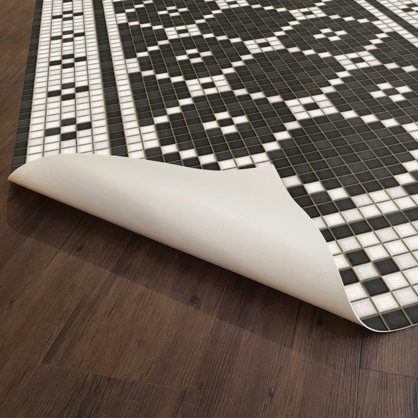 Vintage Vinyl Rug - Mosaic A - Elmhurst Avenue
