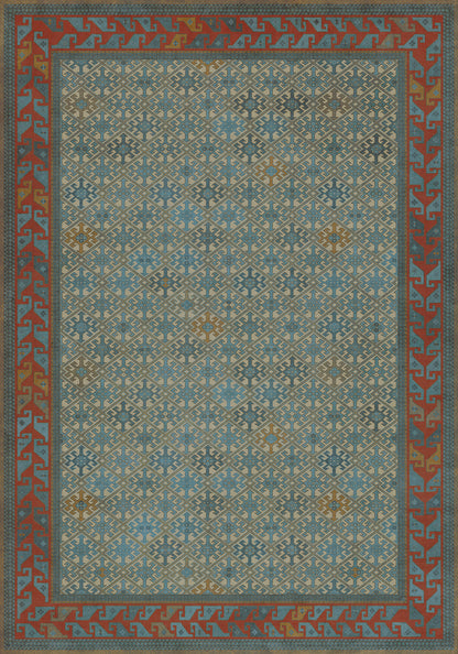 Vintage Vinyl Rug - Daghestan - Kruta