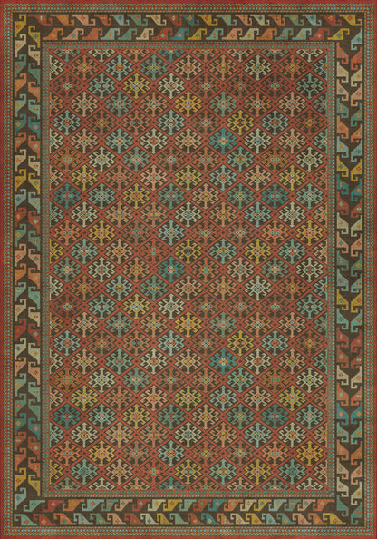 Vintage Vinyl Rug - Daghestan - Vedma