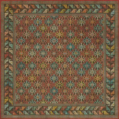 Vintage Vinyl Rug - Daghestan - Vedma