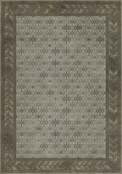 Vintage Vinyl Rug - Daghestan - Vokzal