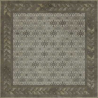 Vintage Vinyl Rug - Daghestan - Vokzal