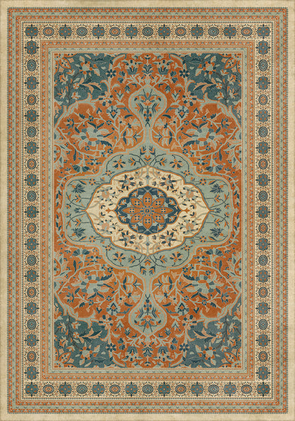 Vintage Vinyl Rug - Farahan - Ava