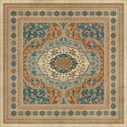 Vintage Vinyl Rug - Farahan - Ava