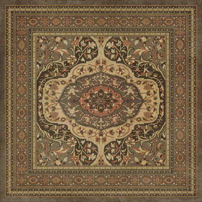 Vintage Vinyl Rug - Farahan - Azar