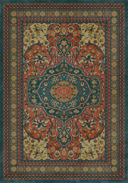 Vintage Vinyl Rug - Farahan - Delara