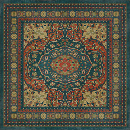 Vintage Vinyl Rug - Farahan - Delara