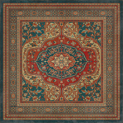 Vintage Vinyl Rug - Farahan - Farid