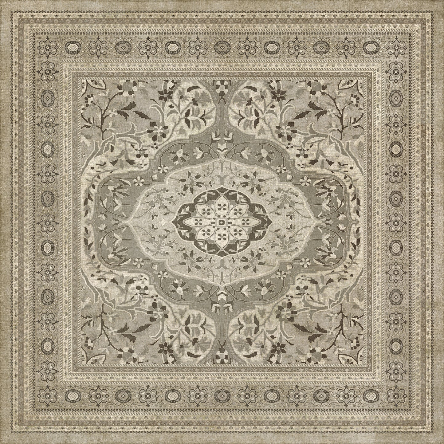 Vintage Vinyl Rug - Farahan - Mahtab
