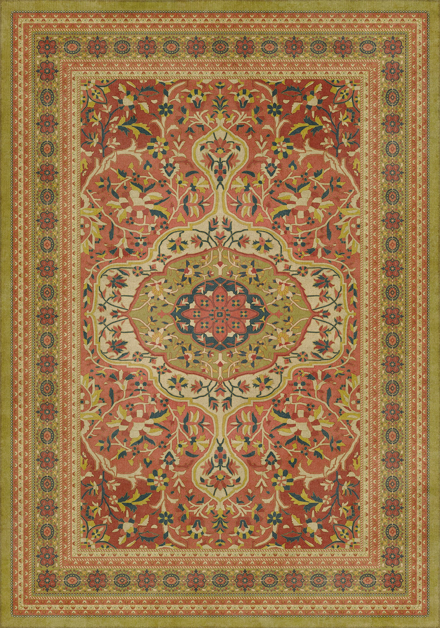 Vintage Vinyl Rug - Farahan - Mehr