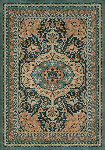 Vintage Vinyl Rug - Farahan - Ziba