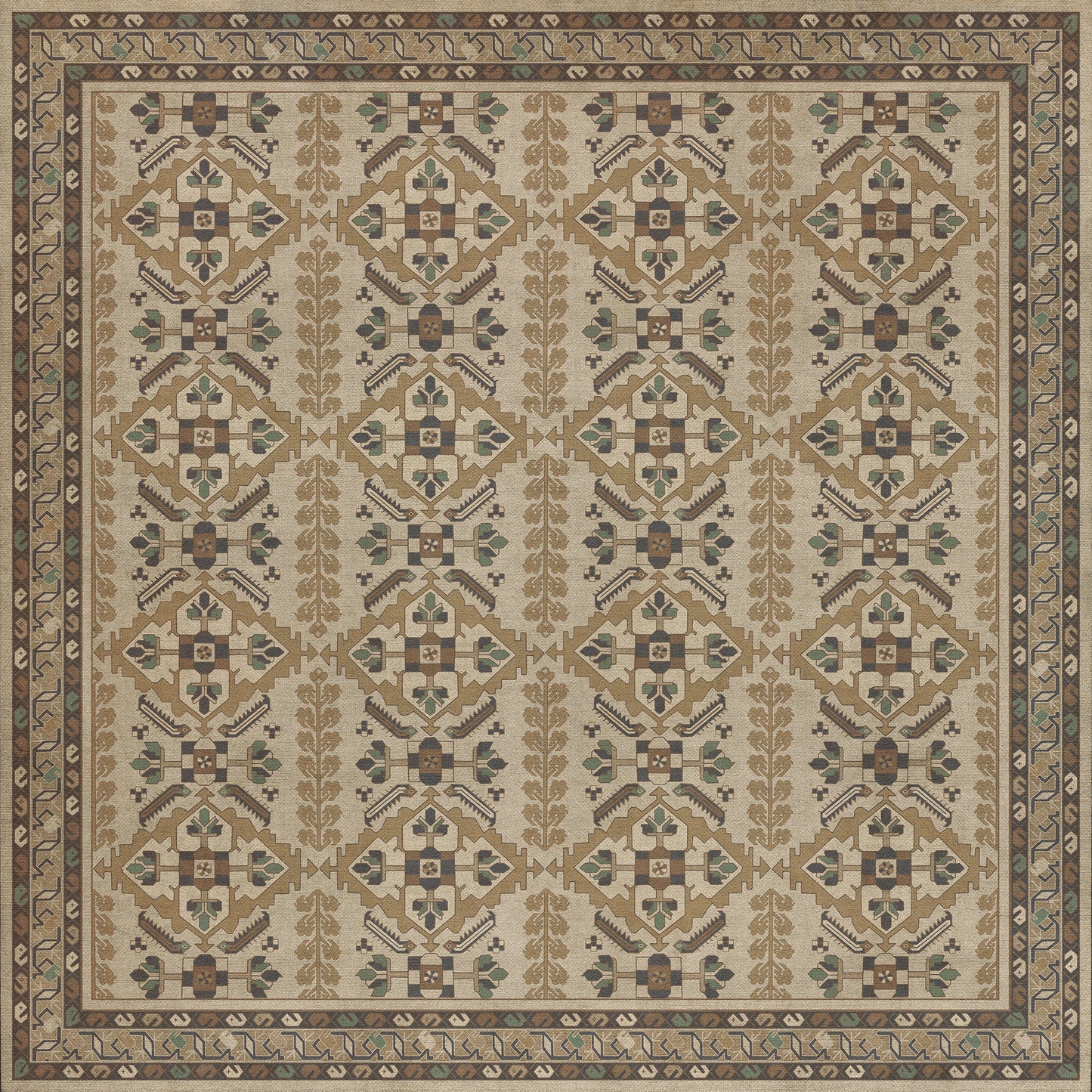 Vintage Vinyl Rug - Hamadan - Babayani