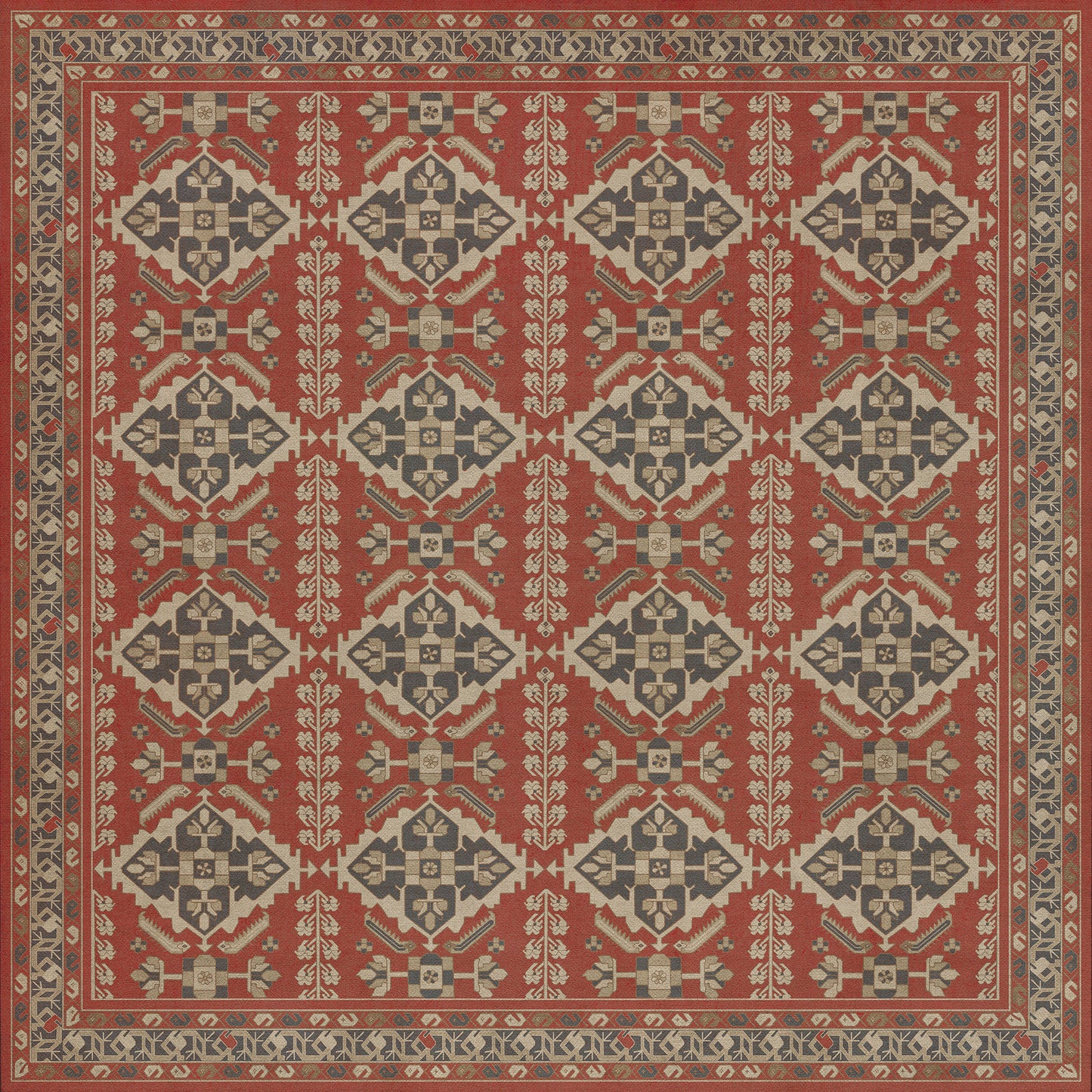 Vintage Vinyl Rug - Hamadan - Kismet