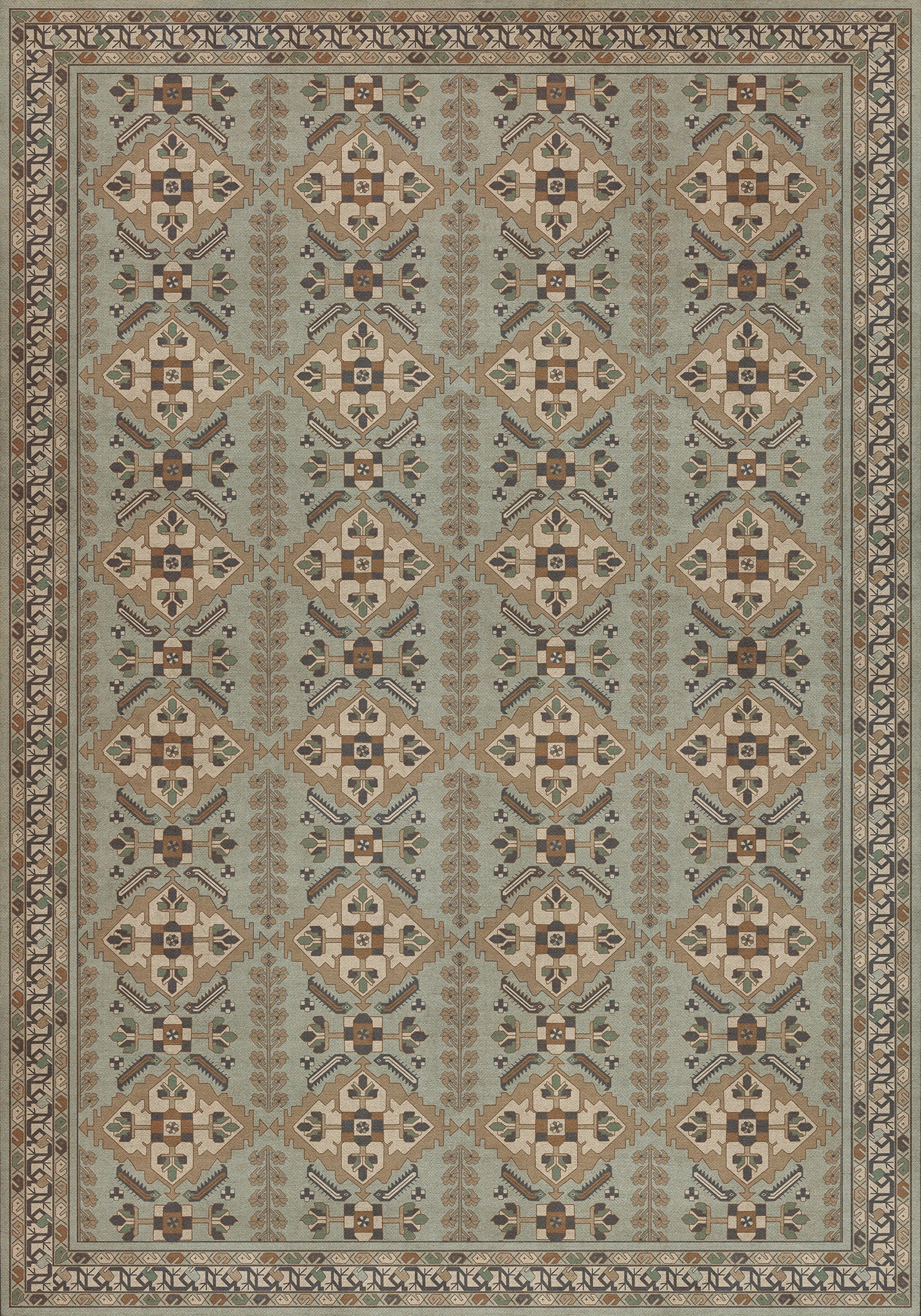 Vintage Vinyl Rug - Hamadan - Sadiq