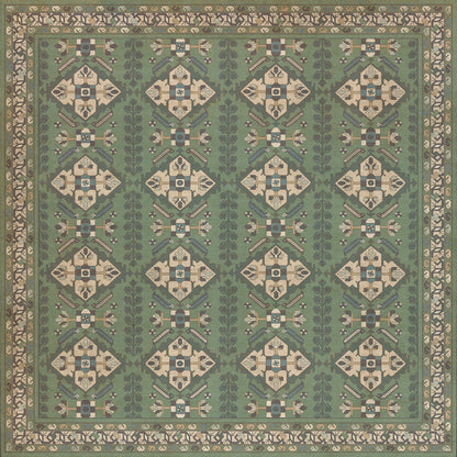 Vintage Vinyl Rug - Hamadan - Yakamoz