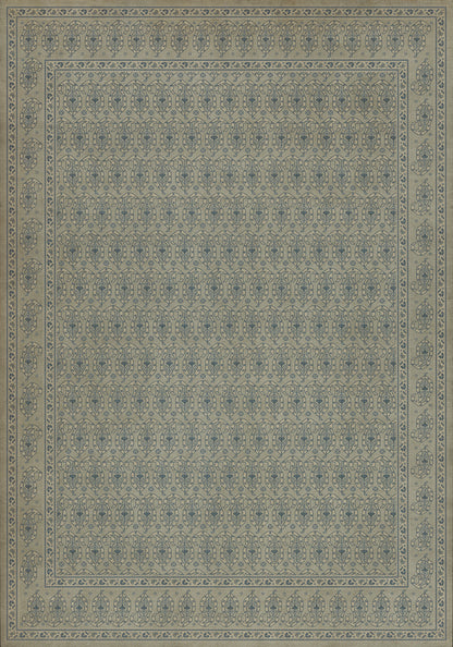 Vintage Vinyl Rug - Kintala - Albastru