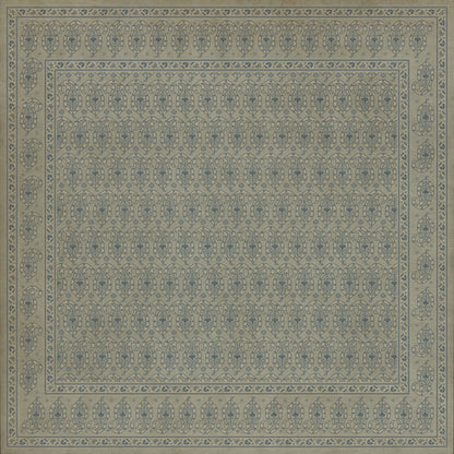Vintage Vinyl Rug - Kintala - Albastru