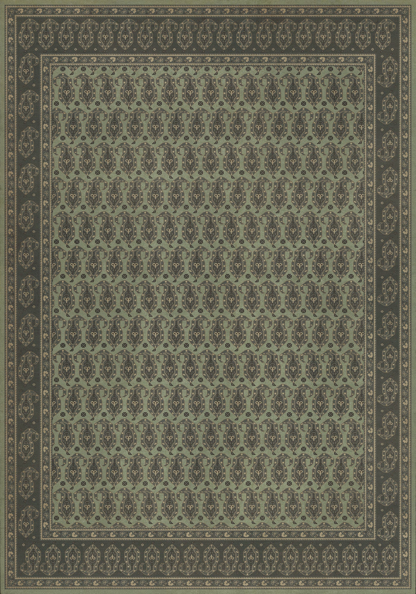 Vintage Vinyl Rug - Kintala - Dariav
