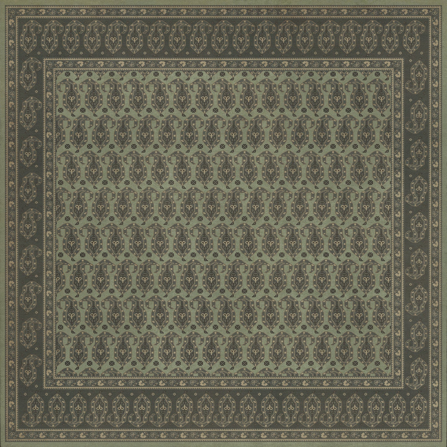 Vintage Vinyl Rug - Kintala - Dariav