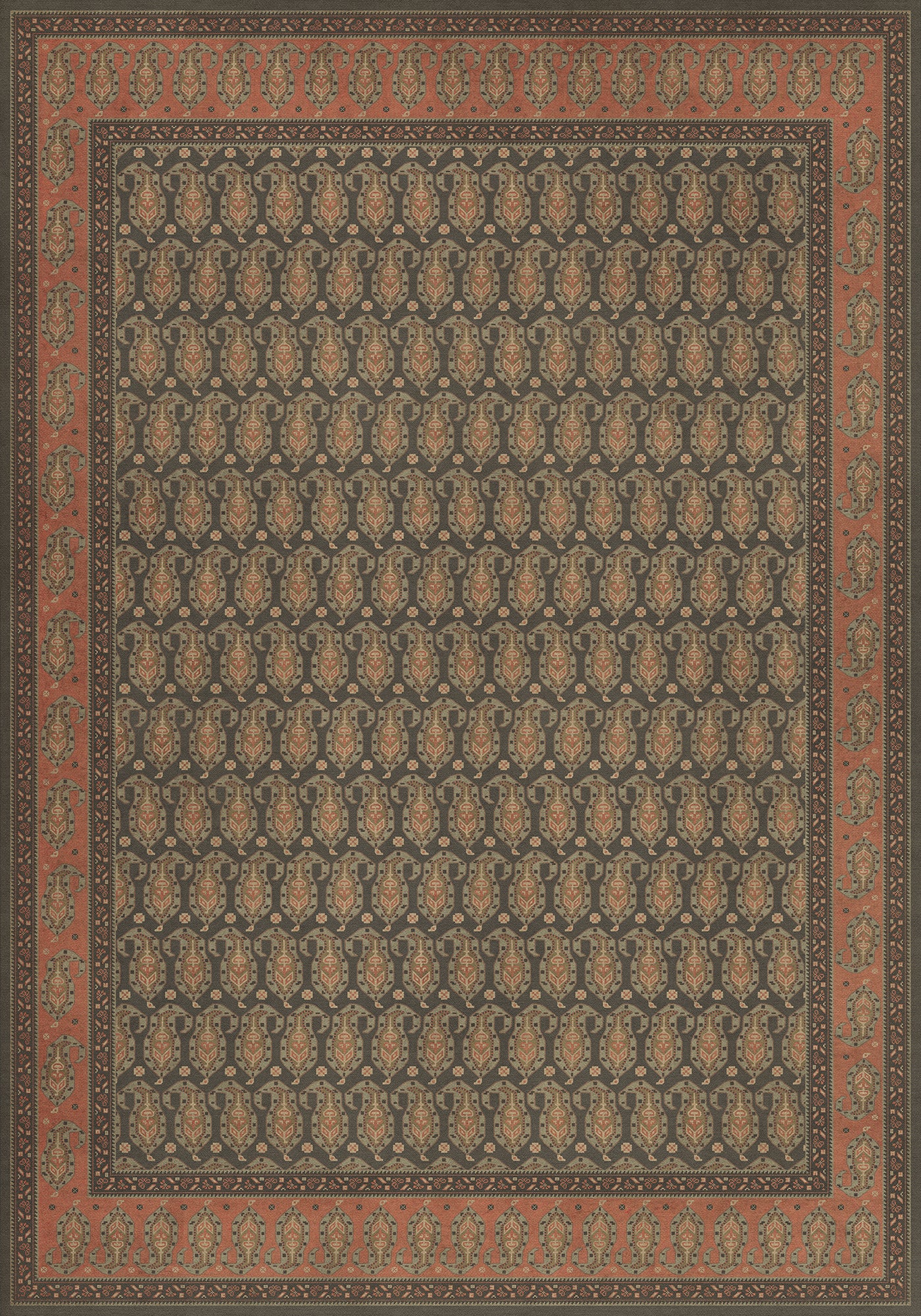 Vintage Vinyl Rug - Kintala - Drabarni