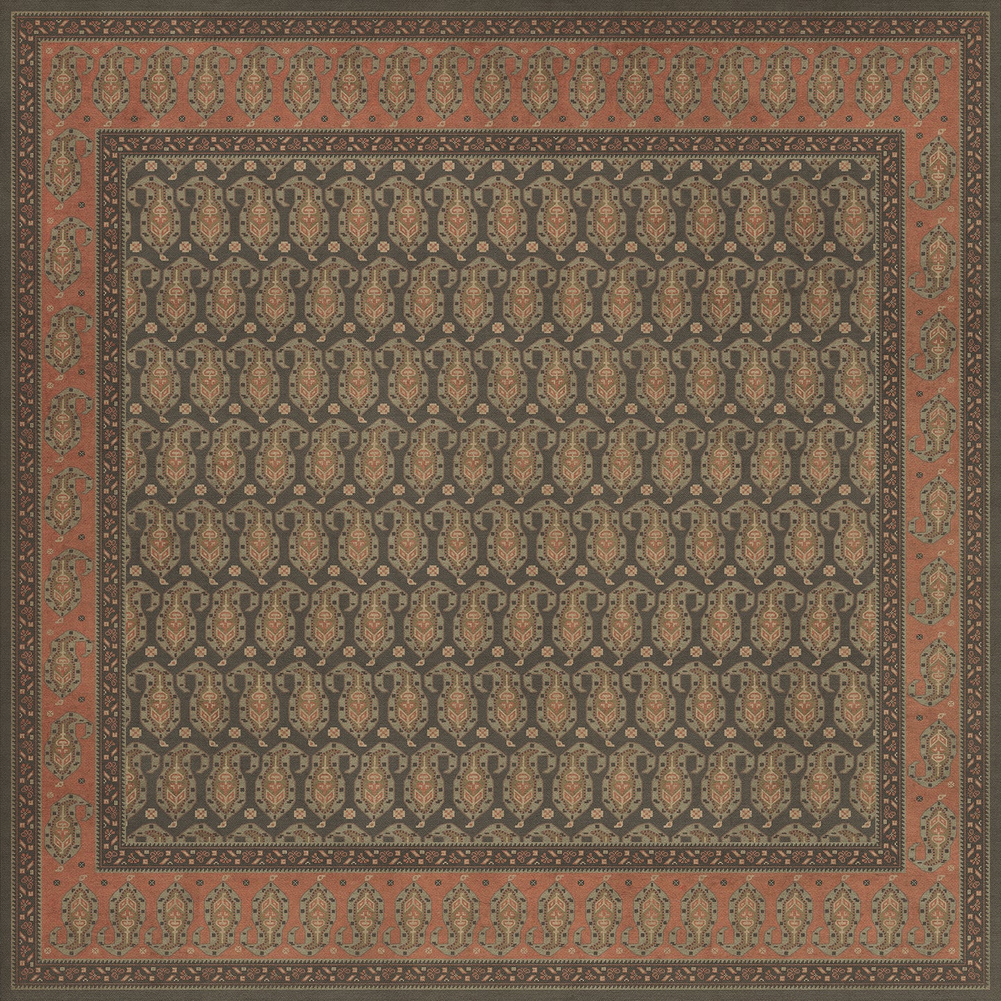Vintage Vinyl Rug - Kintala - Drabarni