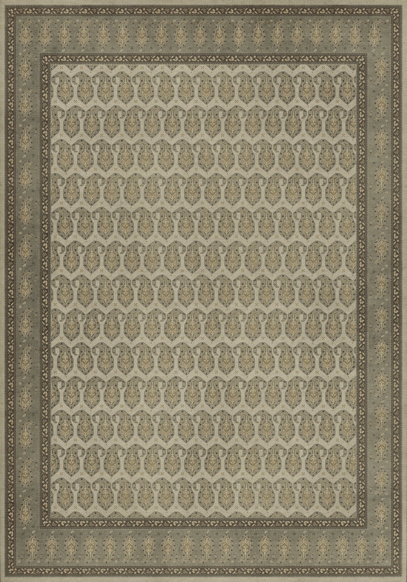 Vintage Vinyl Rug - Kintala - Gliabno